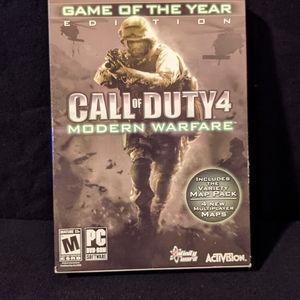CALL OF DUTY 4 MODERN WARFARE for PC sealed